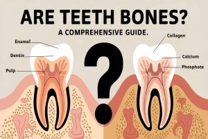 Are Teeth Bones? A Comprehensive Guidence 10 Comparison of a tooth and a bone highlighting their differences.