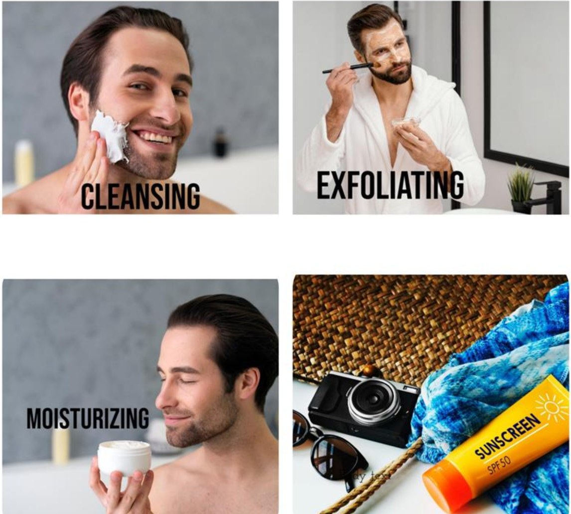 Best Men Skin Care Routine for Youthful, Glowing Skin 2 The Core Steps of a Men Skin Care Routine