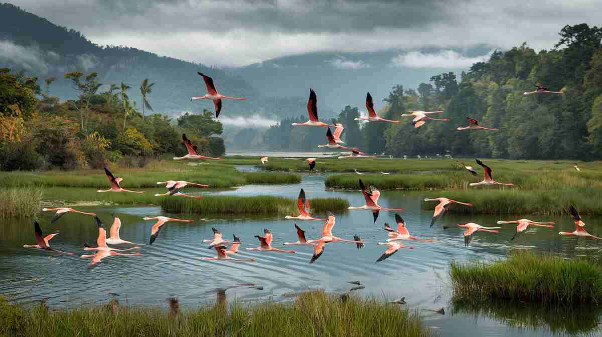 How Far Can Flamingos Fly