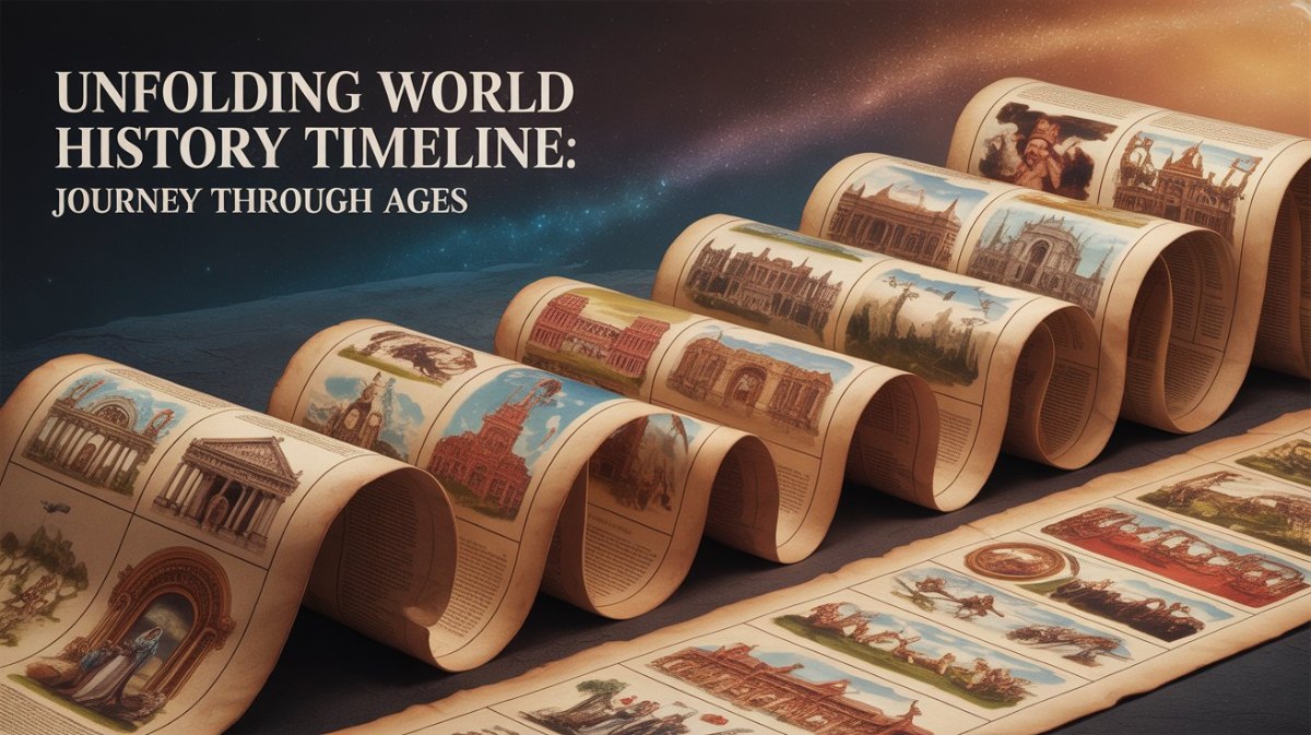 Unfolding World History Timeline: Journey Through Ages 1 Unfolding World History Timeline