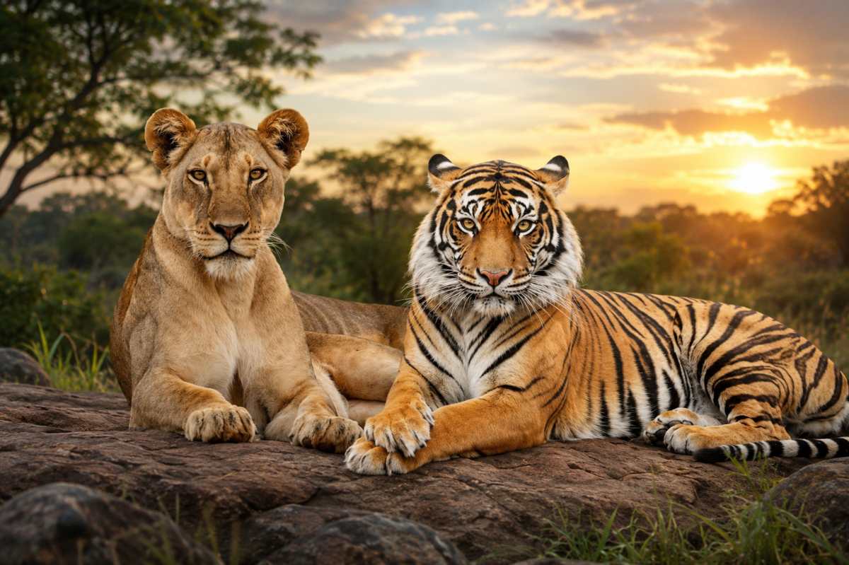 Are Tigers Bigger Than Lions