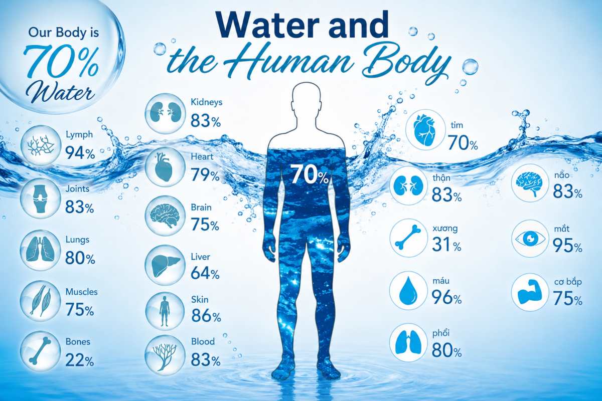 Facts About Water | Fun, Weird And Scientific Truths 6 Water and the Human Body
